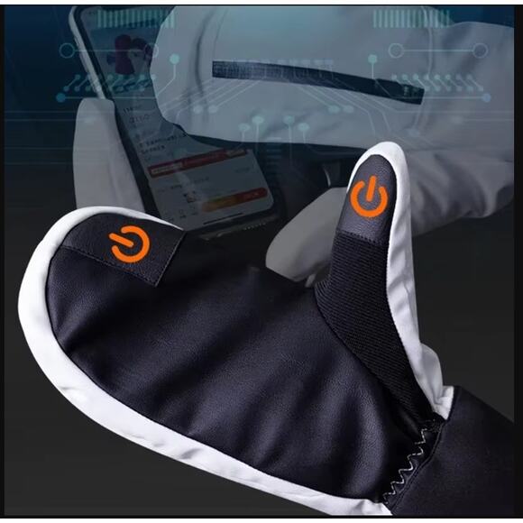 Winter Skiing Mittens Gloves Waterproof Snowboarding TouchScreen Thick Men Women - Picture 4 of 7